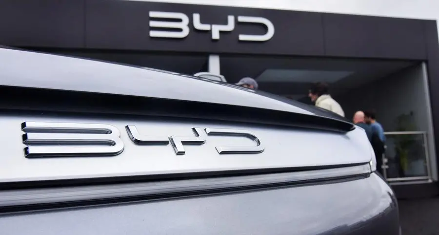 Chinese EV giant BYD posts 62% jump in 2023 vehicle sales