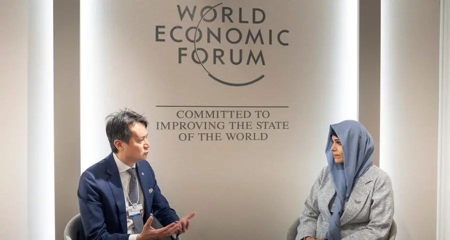 Latifa bint Mohammed meets WIPO Director-General Daren Tang at WEF 2025
