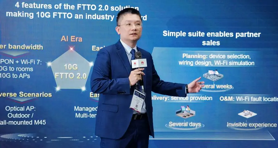 Huawei’s F5G-A FTTO solution to accelerate AI applications across thousands of campuses
