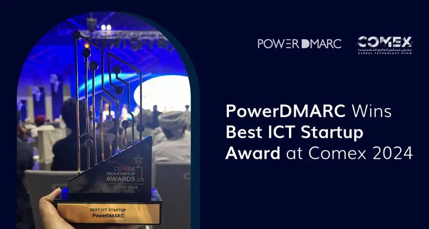 PowerDMARC wins Best ICT Startup award at Comex 2024 in Oman