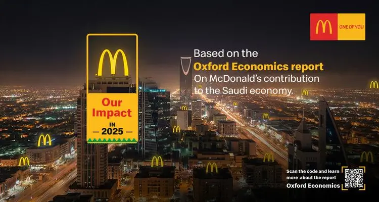 Oxford Economics reports McDonald's Saudi Arabia contributed SAR 3.6bln to GDP and supported over 22,500 jobs in one year
