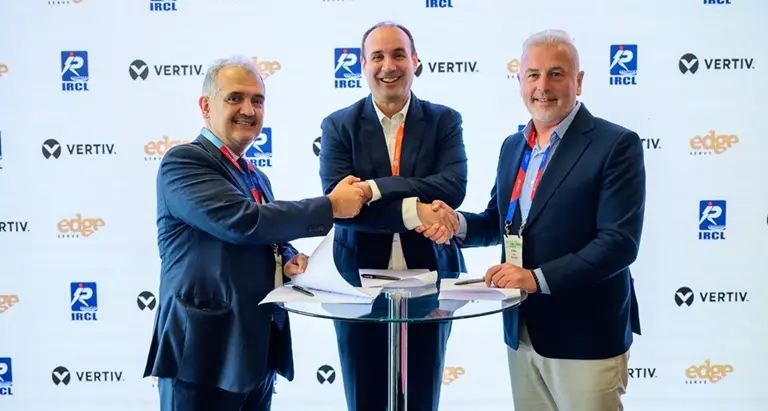 Vertiv, Edge-Serve, IRCL, and PDC sign framework agreement