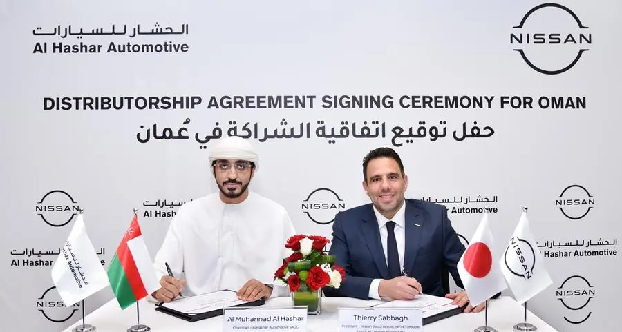 Nissan appoints Al Hashar Automotive as the only authorised official distributor in Oman