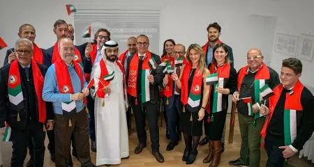 DMCC and Diamond bourse of Italy discuss future of trade on UAE National Day
