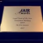 The First Investor recognized by the 2015 IAIR Awards