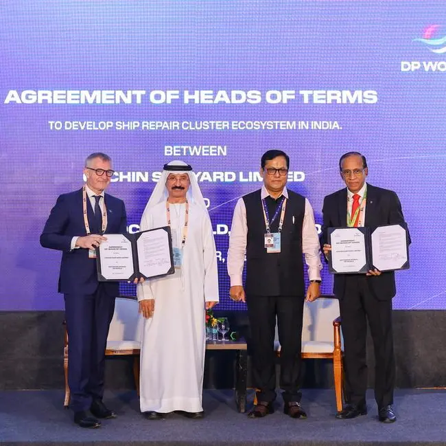 Drydocks World and Cochin Shipyard Limited enter agreement to enhance India’s first ship repair cluster in Kerala