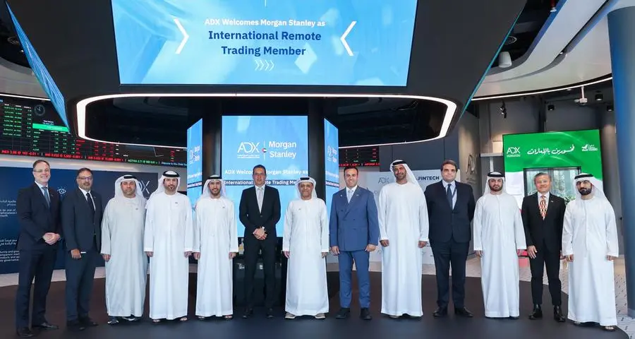 ADX welcomes Morgan Stanley as the first international investment bank Remote Trading Member
