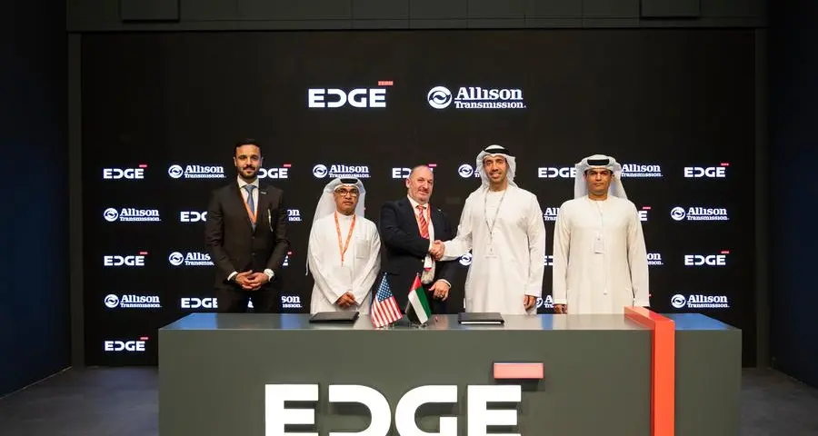EDGE and Allison Transmission sign authorised dealership agreement to support land mobility platforms