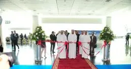 H.E. Humaid Mohamed Bin Salem inaugurates the Middle East Pumps, Valves, Pipes and Compressors Industrial Exhibition 2015