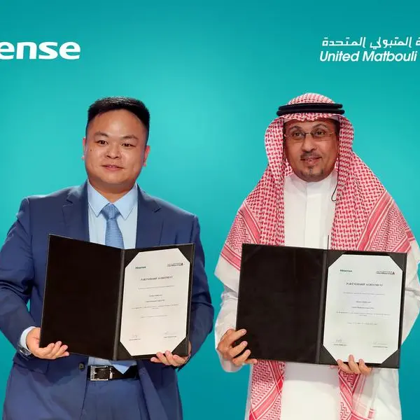 Hisense partners with Saudi Arabia’s business giant United Matbouli Group to expand its presence in the Kingdom