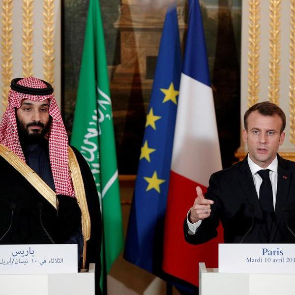 Macron hosts Saudi crown prince