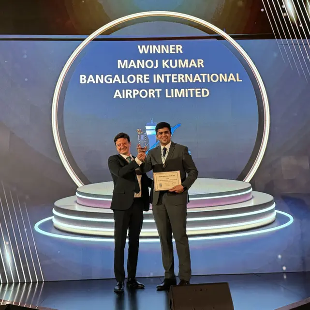 Bangalore International Airport Limited’s talent wins Asia-Pacific & Middle East Young Executive Award 2024