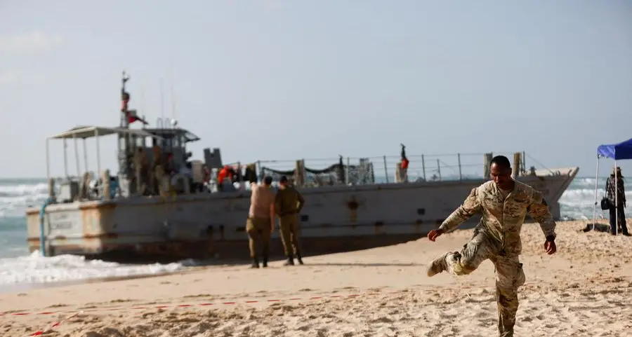 Heavy seas batter U.S. Gaza maritime aid mission, CENTCOM says