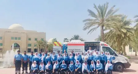 Third year of national ambulance's Emirati EMT programme sees record 43 UAE nationals start at University of Sharjah