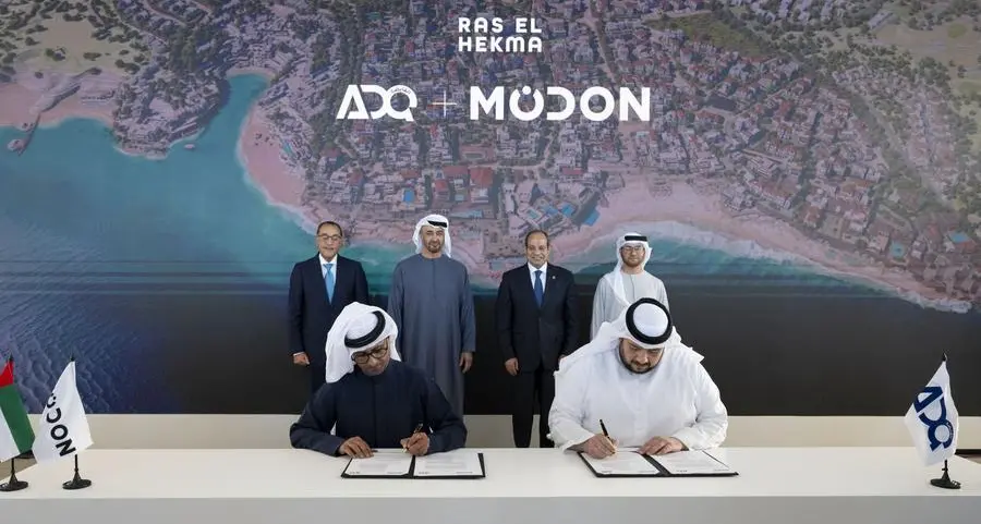 ADQ appoints Modon as master developer for Ras El Hekma megaproject in Egypt