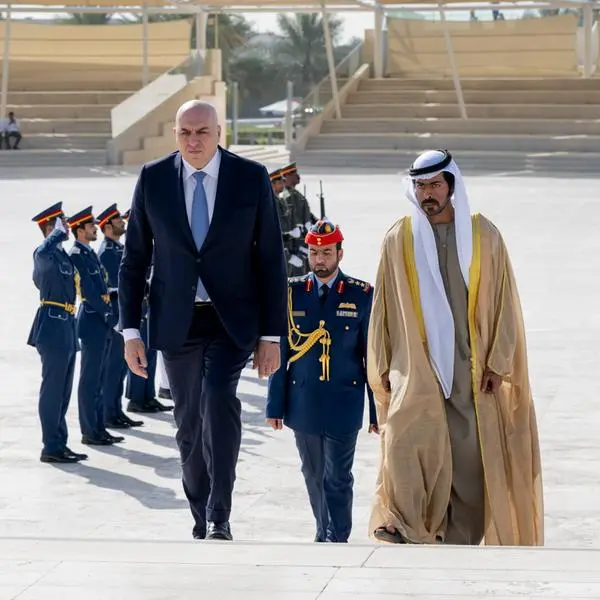 Khalifa bin Tahnoun receives Italian defence minister at Wahat Al Karama