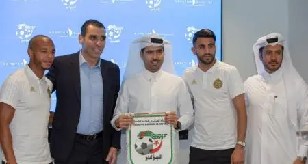 Aspetar provides medical support for the National Algerian football team