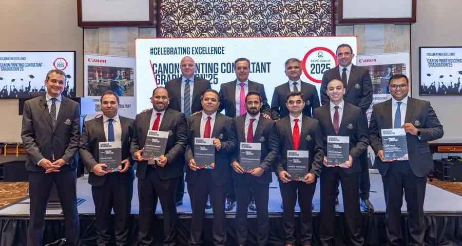 Canon Middle East strengthens industry expertise through Certified Printing Consultant program