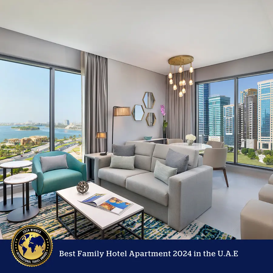 DoubleTree by Hilton Sharjah Waterfront Hotel & Residences awarded UAE’s Best Family Hotel Apartment 2024