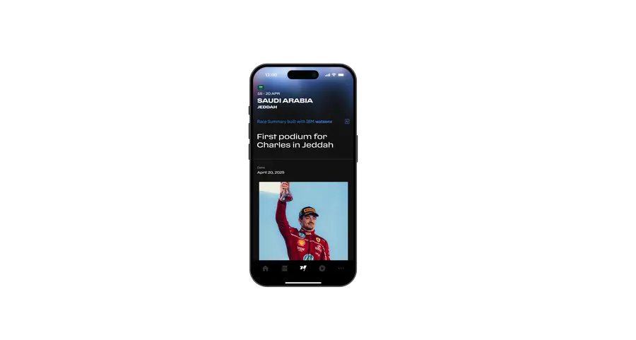 IBM and Scuderia Ferrari HP Debut reimagined mobile app to supercharge global formula 1 fan experience