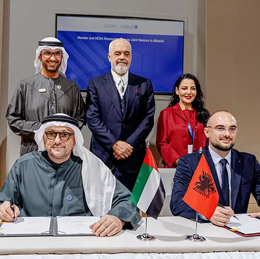 Masdar and KESH sign agreement to explore renewable energy joint venture in Albania