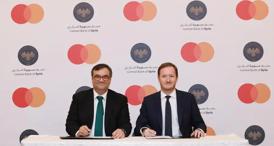 Mastercard signs MoU with Central Bank of Syria to collaborate on developing a national payments ecosystem