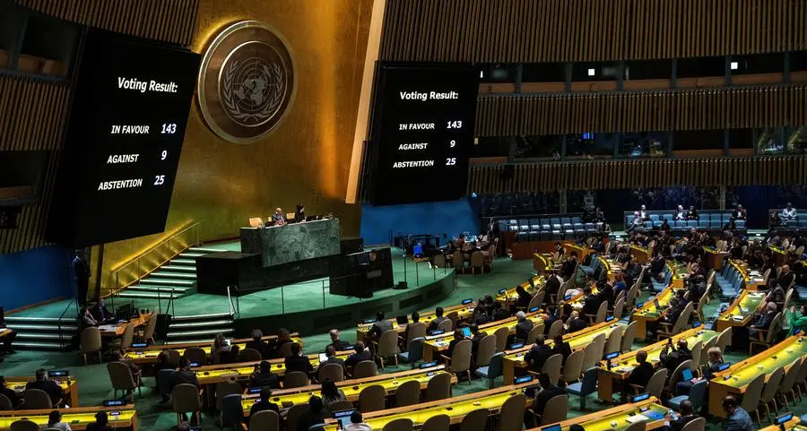 UN General Assembly backs Palestinian bid for membership