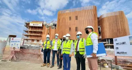 Ambassador of Malaysia to the UAE His Excellency Mohd Tarid Sufian visits Malaysia pavilion site at Expo 2020 Dubai