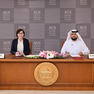 AUS and MBRU sign MoU to foster collaboration and research