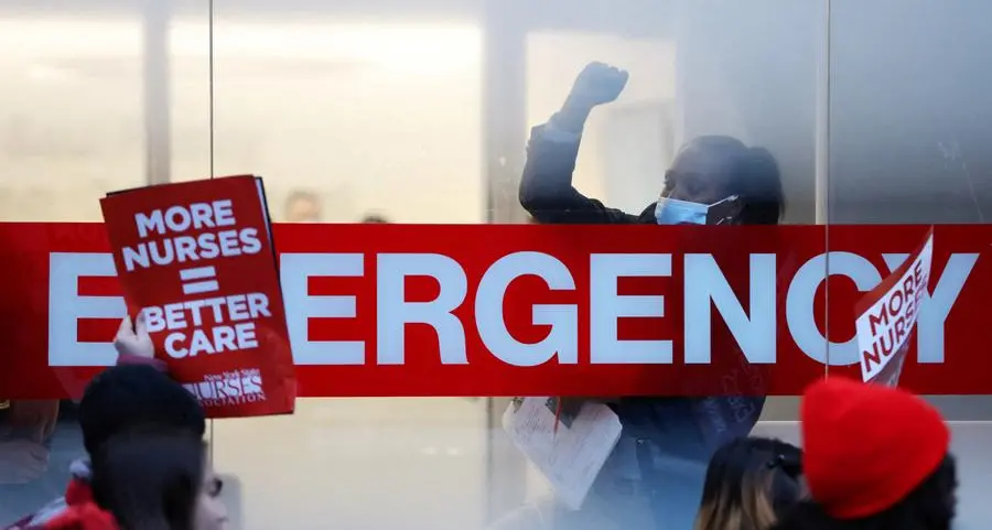 New York nurses end strike after reaching tentative deals with hospitals on staffing