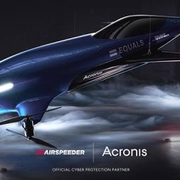 Etisalat hosts Acronis partner world's first electric flying racing car Airspeeder at GITEX Global