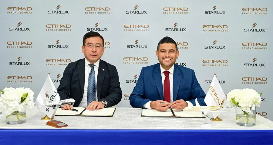 Etihad Airways and STARLUX Airlines sign strategic codeshare partnership