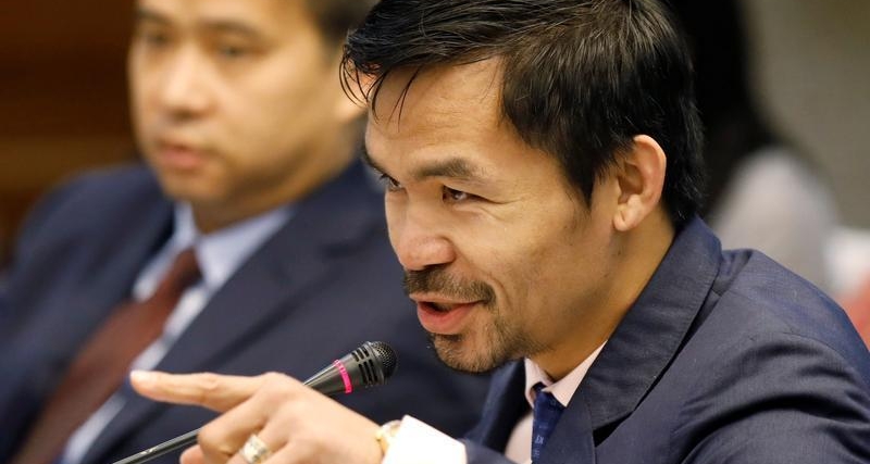 Philippines' Pacquiao vows to chase ill-gotten Marcos wealth if president