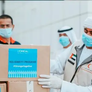 Emirates Red crescents Covid-19 relief fund gets added support from Loral middle east