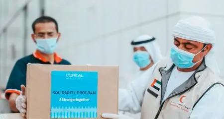 Emirates Red crescents Covid-19 relief fund gets added support from Loral middle east