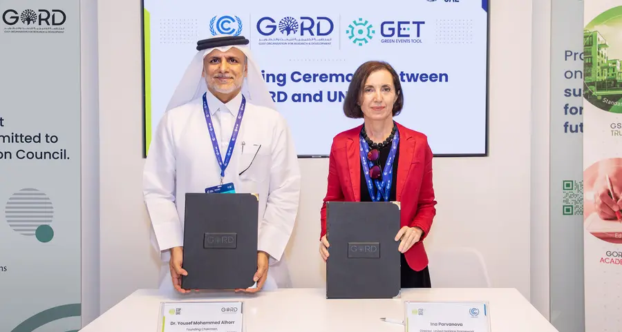 At COP28, GORD and UNFCCC extend strategic collaboration to enable ecofriendly events