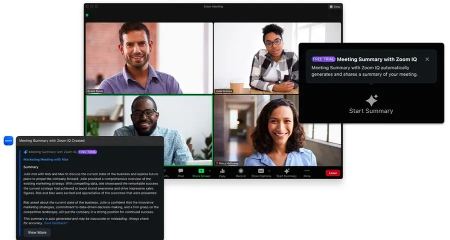 New generative AI-powered Zoom IQ features are now available to Zoom users via free trials