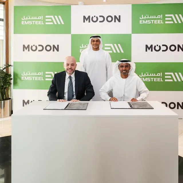 Modon is the first real estate developer to use Green Steel in UAE, in collaboration with EMSTEEL