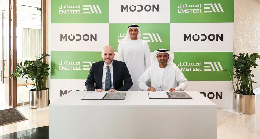 Modon is the first real estate developer to use Green Steel in UAE, in collaboration with EMSTEEL