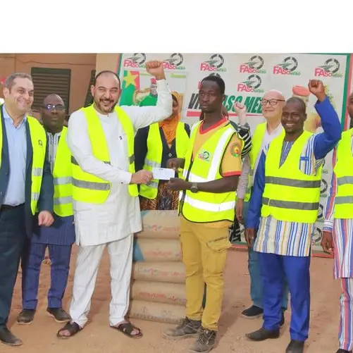 MAG Egyptian Trading and Investment Company provides support with construction materials for the presidential initiative “Faso Mebo.”