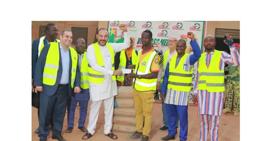 MAG Egyptian Trading and Investment Company provides support with construction materials for the presidential initiative “Faso Mebo.”