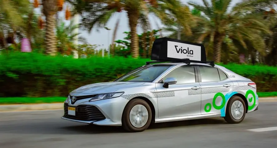 Viola Outdoor launches market-leading taxi-top digital media screens from the UAE capital