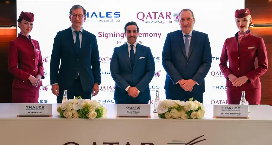 Thales and Qatar Airways sign agreement regarding the latest IFE Technologies and dedicated local Service Hub