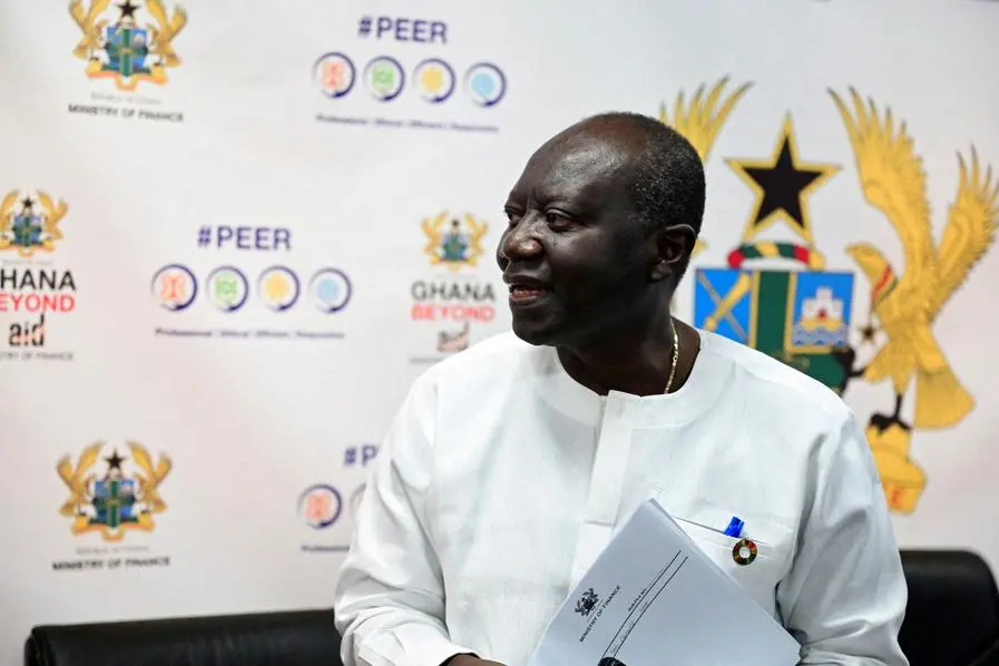 Ghana finance minister to travel to China for debt talks - source