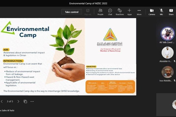 Mazoon Electricity organizes an environmental campaign focused on waste management and environmental legislation