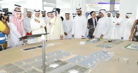 Saeed Mohammed Al Tayer receives Saudi Arabia's Energy Minister at 24th WEC in Abu Dhabi and highlights DEWA's renewable energy projects and initiatives