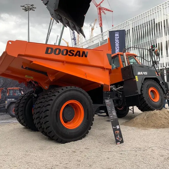 Doosan stand at Bauma ‘Powered by Innovation’