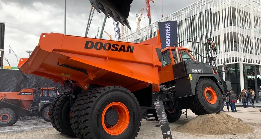 Doosan stand at Bauma ‘Powered by Innovation’