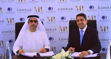 Signing of Conrad Resort Marjan Island and Doubletree by Hilton Corniche Residences