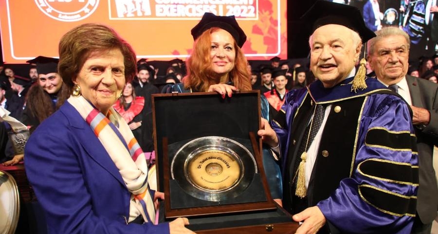 American University of Technology awards Honorary Doctorate of Humane Letters to Dr. Abu-Ghazaleh